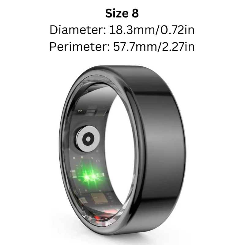 Smart Ring for Women & Men, Fitness Tracker Ring, Step Counter, Calorie Tracking