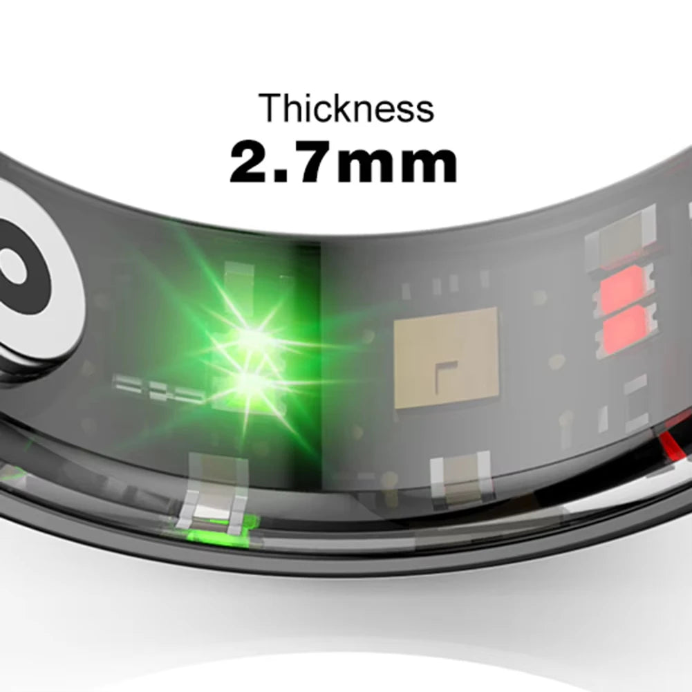 Smart Ring for Women & Men, Fitness Tracker Ring, Step Counter, Calorie Tracking